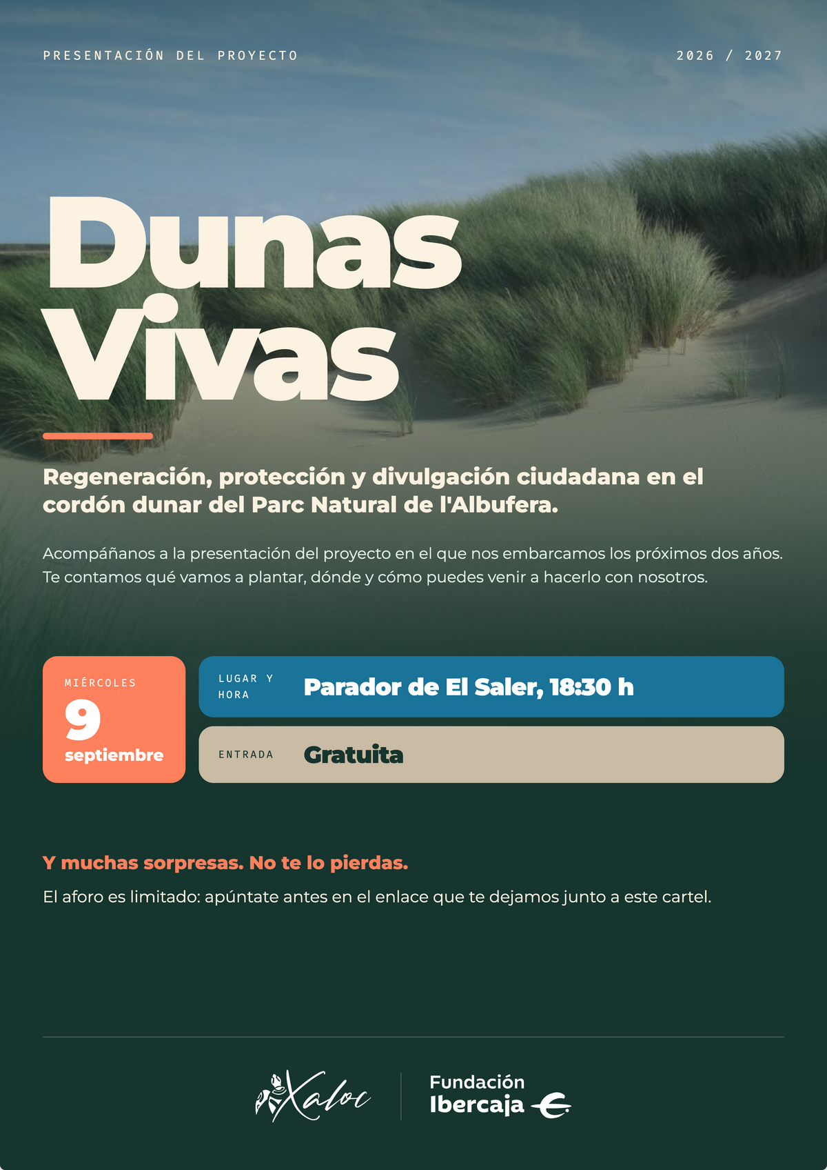 Presentación Proyecto 2026/2027 Dunas Vivas