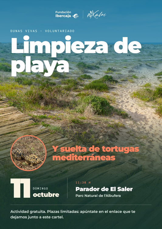 Limpieza de Playas y liberación tortuga mediterránea - 11/10/2026